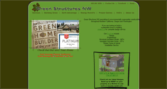 Desktop Screenshot of greenstructuresnw.com