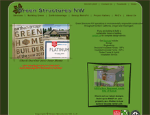 Tablet Screenshot of greenstructuresnw.com